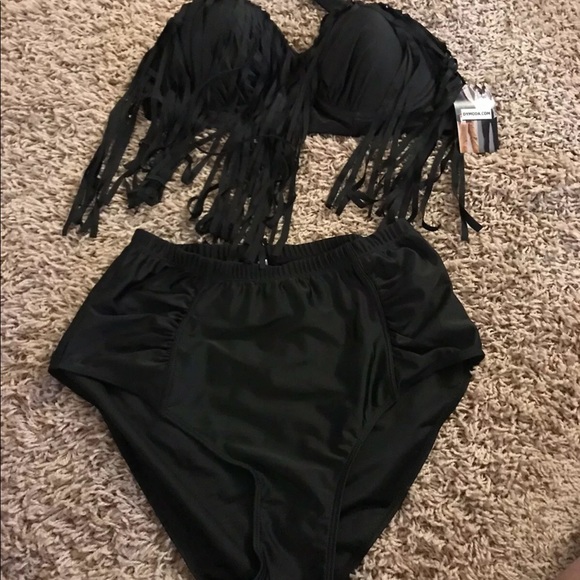 Unbranded Other - Plus Size Unbranded Fringe Bikini XXL/2X NWT